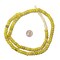 The Bead Chest Yellow Padre Beads, Full Strand of Vintage Glass Trade Beads